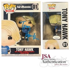 Tony Hawk Signed Autographed Birdhouse Skate #01 Funko Pop ~ JSA COA