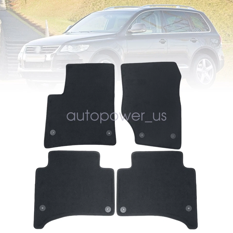 Alfombrillas de terciopelo para Volkswagen Touareg 2004 2005 2006 2007 2008 2009 Foto 2 de 4