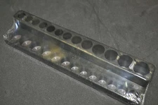 Mechanic's Time Savers Magnetic Socket Holder MTS 728 1/4"DR Bi-level Dp/Std BLK