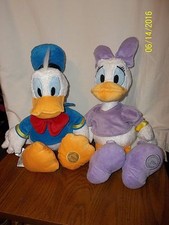 Disney Store Daisy  Donald Duck 18" Plush Lot