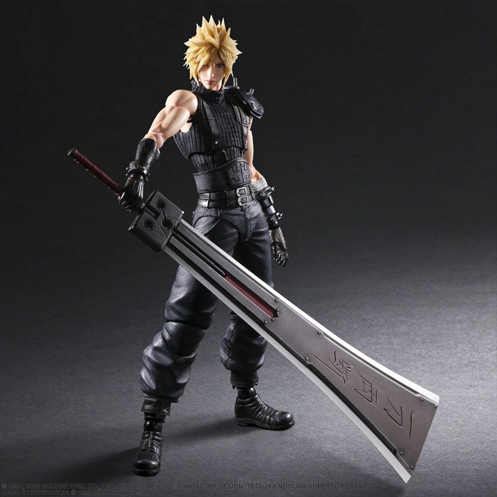 FINAL FANTASY VII REMAKE PLAY ARTS 改 FINAL FANTASY VII REMAKE PLAY ARTS KAI ACTION FIGURE - CLOUD