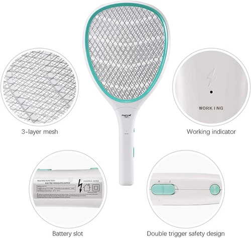 Faicuk Bug Zapper Racket - Thumbnail 5