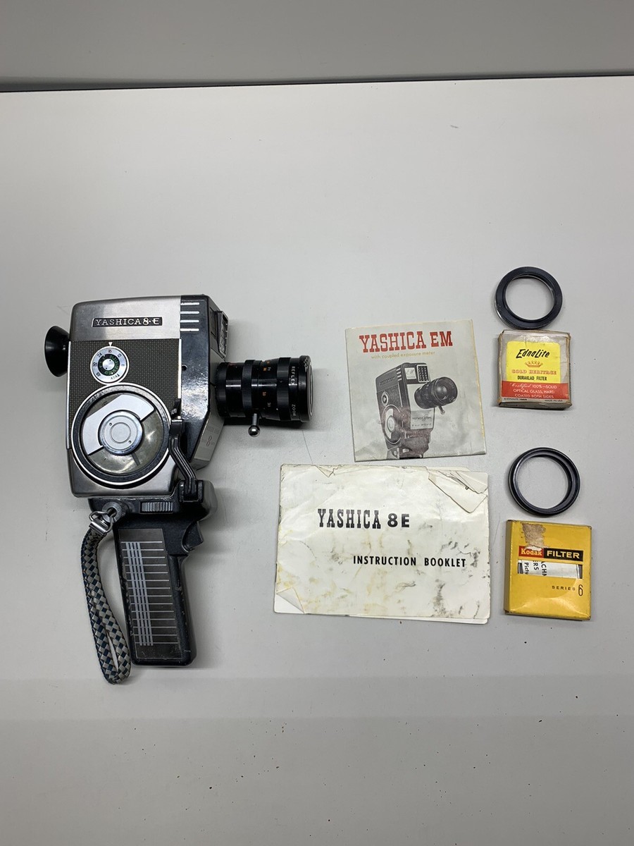 Vintage Yashica 8-E Reflex Zoom Movie 8mm Camera Untested | eBay