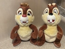 Disney Parks Chip and Dale Bean Bag 9" Plush Toys  Pre-owned