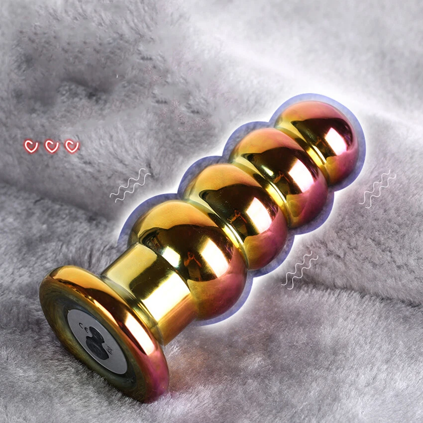 Waterproof Dildo Glass Vibrator G-spot Sex Toys Anal Butt Plug Prostate Massager - Image 2 of 4