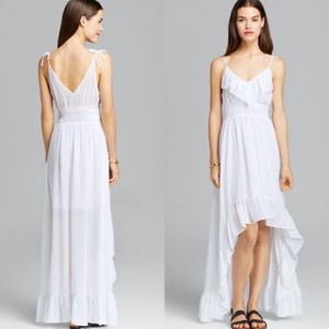 white chiffon maxi