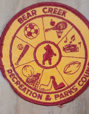 BEAR CREEK RECREATION AND PARKS COUNCIL PATCH FREE SHIPPING