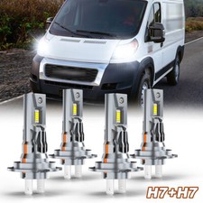 For Ram Promaster 1500 2500 3500 2014-2023 Led Headlight High Low Beam 4x Bulbs For Ram Promaster 1500 2500 3500 2014-2023 Led Headlight High Low Beam 4x Bulbs