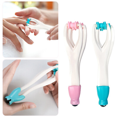 Hand Finger Massager Dual Roller Joint Beauty Wrist Massage Stick Tool