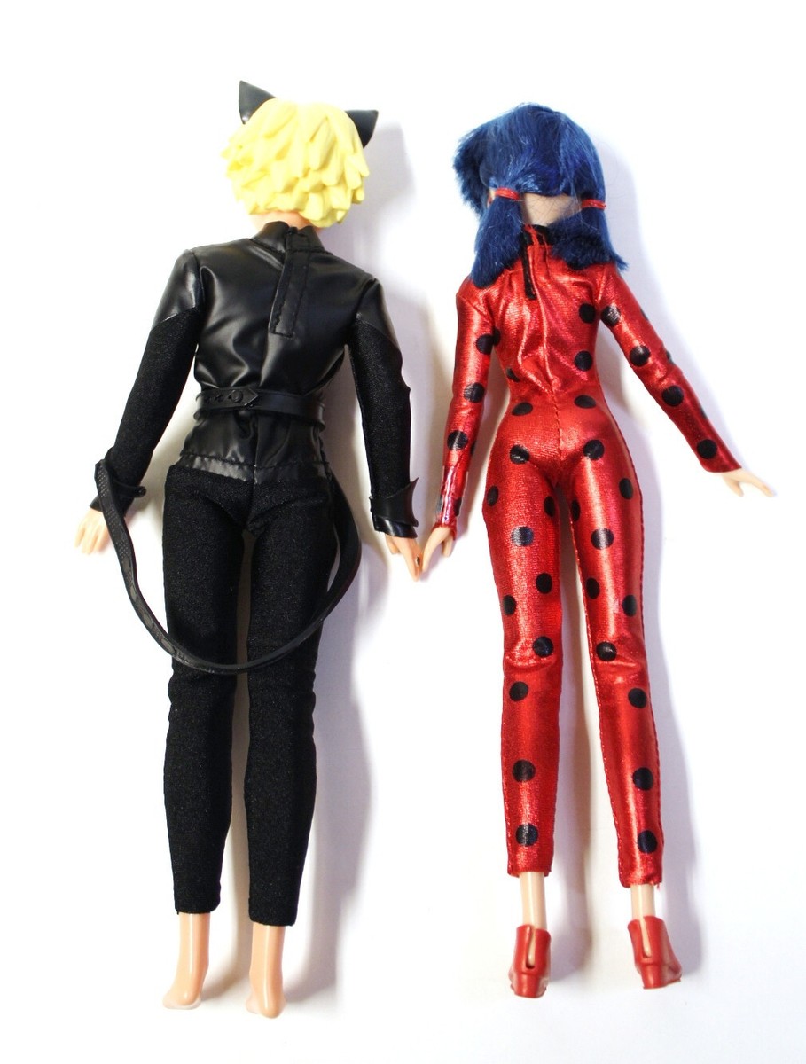 Zag Heroez Miraculous Ladybug and Cat Noir Doll Set of 2 | eBay