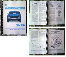 Instrukcja naprawy Instrukcja naprawy Łada Niva w języku niemieckim silniki 1,7 l i 1,9 l