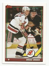 BRUCE DRIVER 1991-92 TOPPS CARD MINT CONDITION