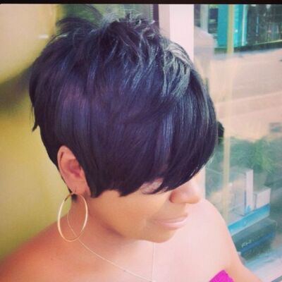 Pixie Cut Wig for Black Women Short Wave Wigs Human Hair Wigs with Full Bangs US