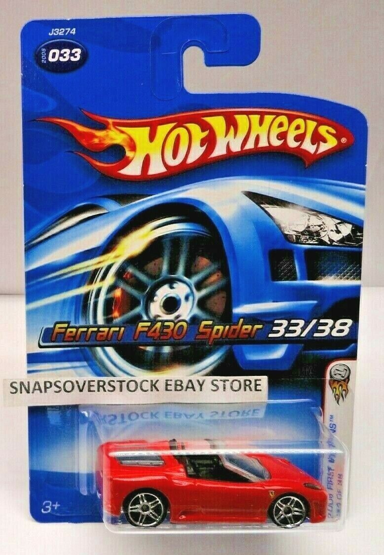 HOT WHEELS FERRARI F430 SPIDER 2006