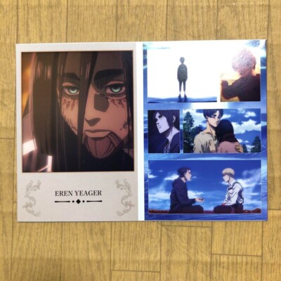 Ichiban Kuji Attack on Titan Rumble of the Earth G Prize Memorial Card B6 Eren