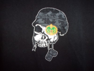 T-shirt Graphique US Army Ft Still Oklahoma Regulators - Taille XL Noir, Occasion Très Bon état