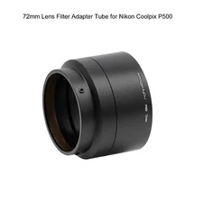 72mm Camera Lens Adapter Tube UV ND CPL Lens Filter Tube for Nikon Coolpix P500