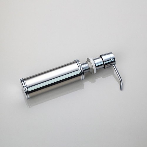 Dispensador de jabón líquido fregadero Kichen moderno EUB acabado cromado acero inoxidable - Imagen 4 de 6