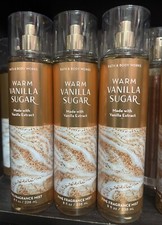 Lot Of 3 Bath  Body Works WARM VANILLA SUGAR Fine Fragrance Body Mist