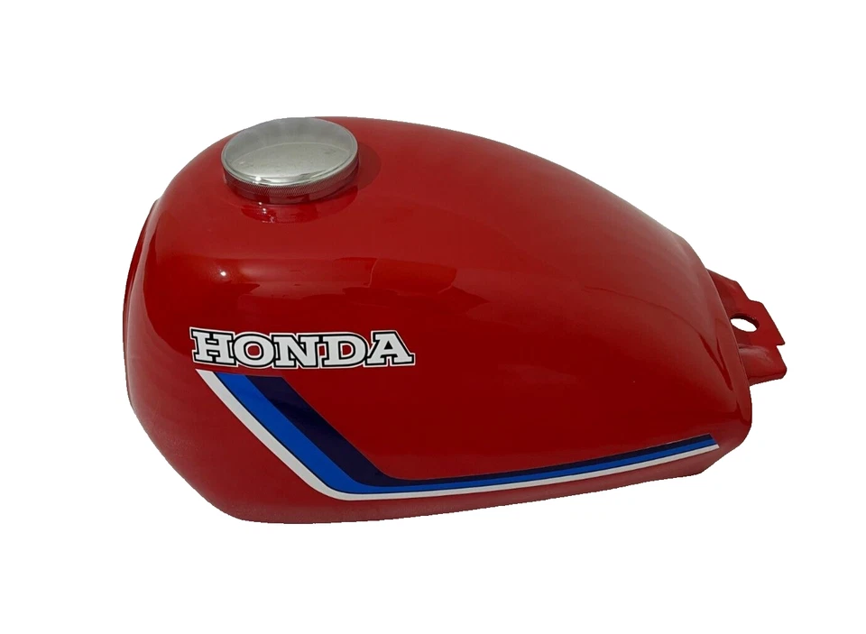 Honda ATC 200ES 200 ES Big 1983-84 Red Painted Aluminium Petrol Gas Tank +Cap - Image 2 of 4