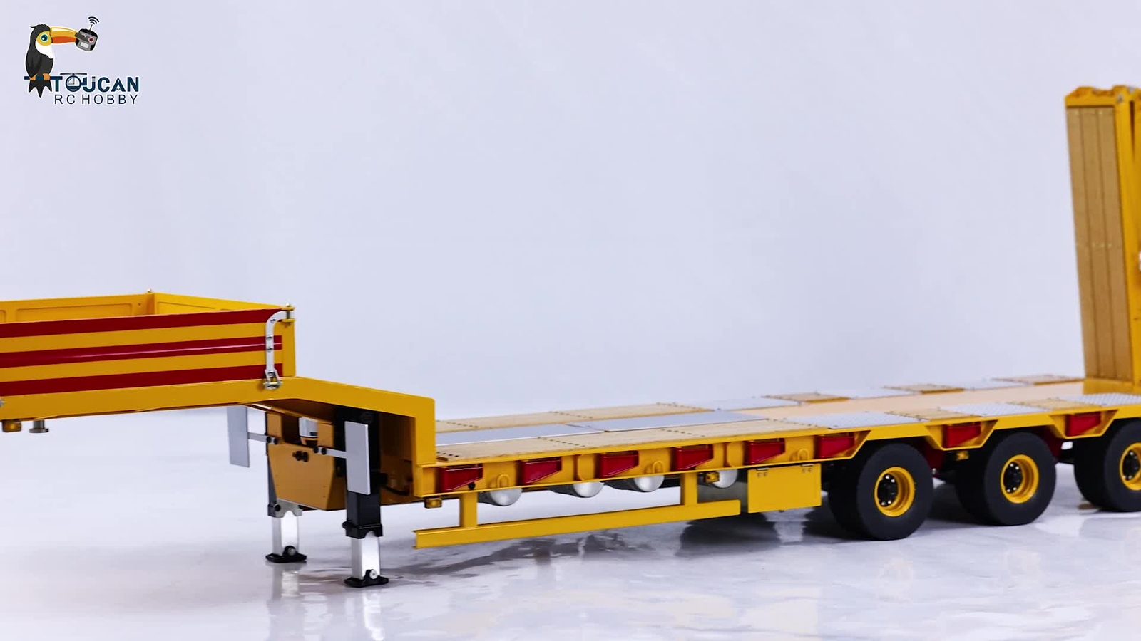 LESU 1/14 Metal Assembled Hydraulic RC Electronic Lifting Trailer EL ...