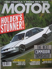 MOTOR  car magazine - 1993 - April