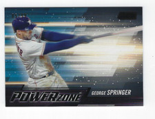 GEORGE SPRINGER 2018 TOPPS STADIUM CLUB BASEBALL POWER ZONE BLACK /99
