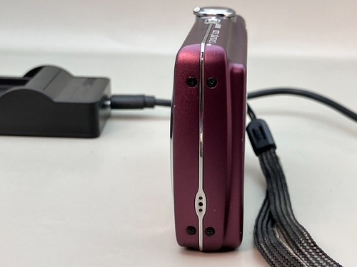 Nikon COOLPIX S220 10.0MP Digital Camera - Plum Tested Works - Bild 4 von 14