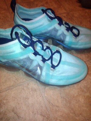 Nike Air VaporMax 2019 Running Shoes Women AR6632-300 Teal Tint Blue Void  New