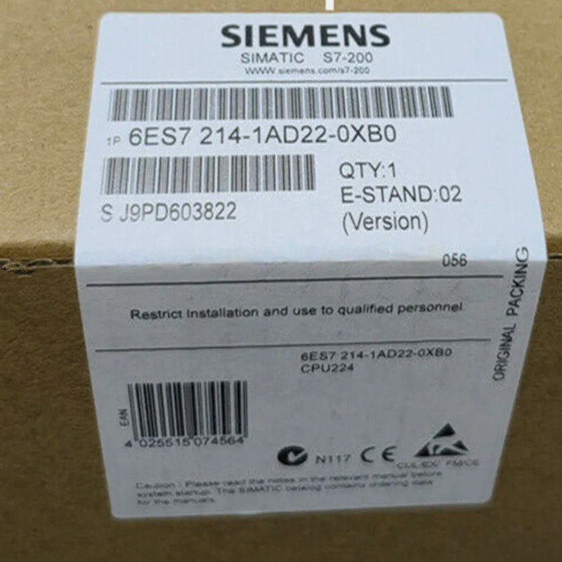 Siemens New  Original  Modules  6ES7214-1AD22-0XB0 UPS or DHL fast delivery