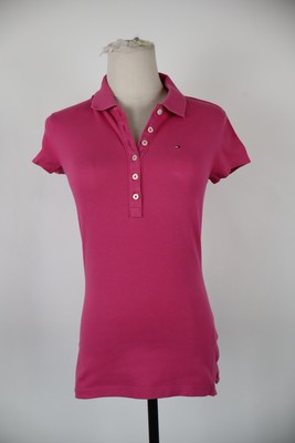 TOMMY HILFIGER MAGLIA POLO DONNA TG XS SLIM FIT WOMAN CASUAL