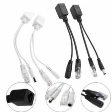 Power Over Ethernet Passive PoE Adapter Injector + Splitter Kit 5v 12v 2 Colors