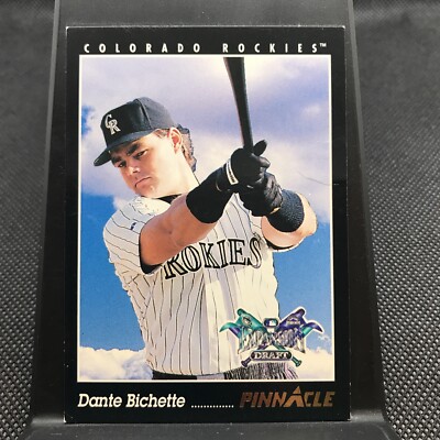 DANTE BICHETTE 1993 SCORE PINNACLE EXPANSON DRAFT CARD 232 ROCKIES CREASED