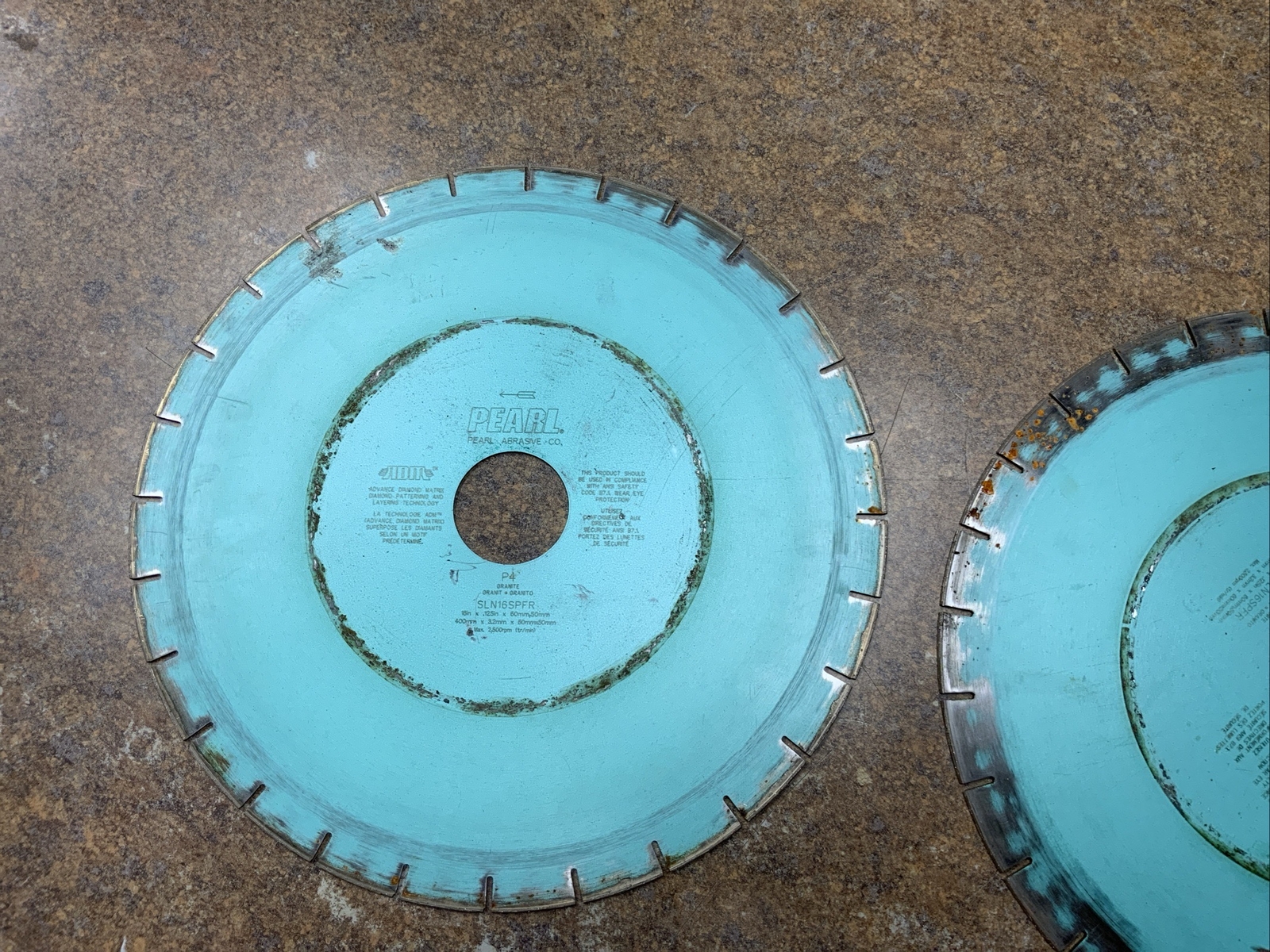 (2) Pearl Abrasive Co. SLN16SPFR P4 Reactor Diamond Blade Qty. 2 eBay