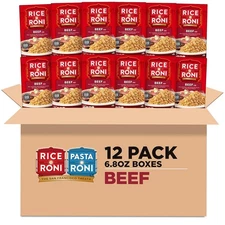 Rice-A-Roni Beef, 6.8oz Boxes (12 Pack) 