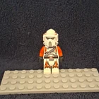 LEGO Star Wars Clone Trooper Minifigure White Armor Orange Arms Helmet