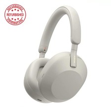 Sony WH-1000XM5 Bluetooth Noise Cancelling Wireless Over Ear Headphones - Silver