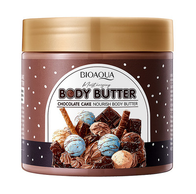 Bioaqua Body Butter Chocolate Donut Strawberry Moisturizing Smooth Scented 200g