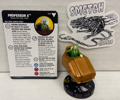 XDPS 035 Professor X Super Rare - Marvel Heroclix X-Men Dark Phoenix Saga 2019