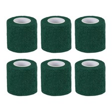 2" x 177" Self Adhesive Bandage Wrap, 6 Pcs Elastic Self Breathable Self Adhe...