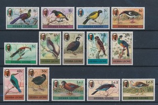 LT07538 Sierra Leone animals fauna flora birds fine lot MNH
