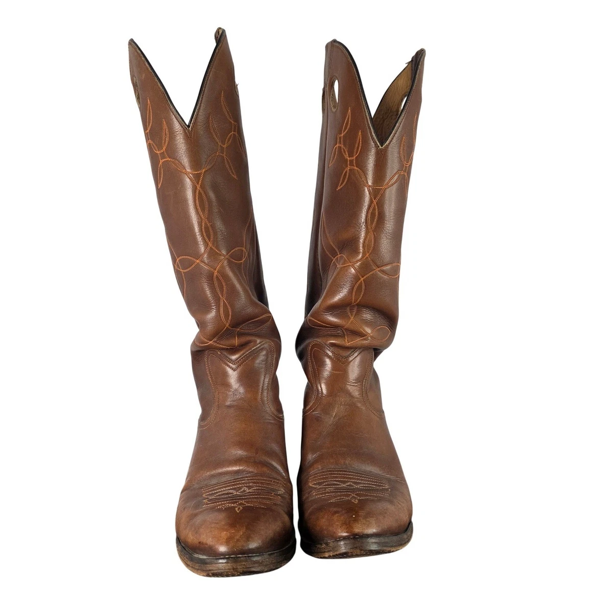 Bottes Western Dingo Hondo Boot DI-846 - Cuir Marron - Taille M - Neuf Avec Emballage