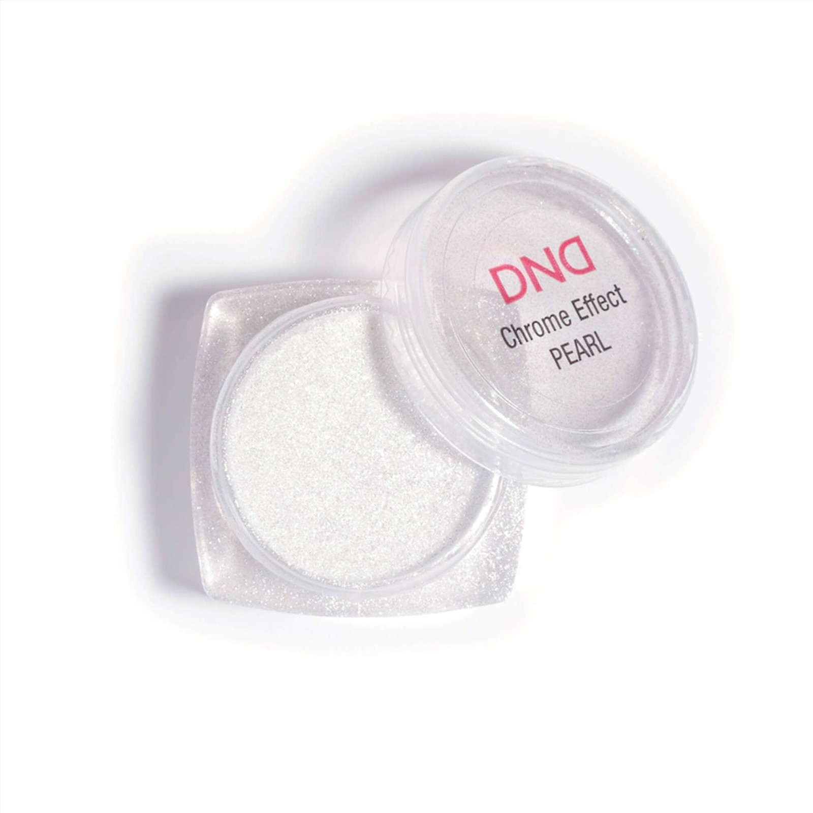 DND Rub On Chrome Effect Nail Powder - White Pearl 01 1g