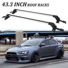 For Mitsubishi Lancer Gts Ls Es 43 Roof Rack Cross Bars Cargo Carrier W Locks