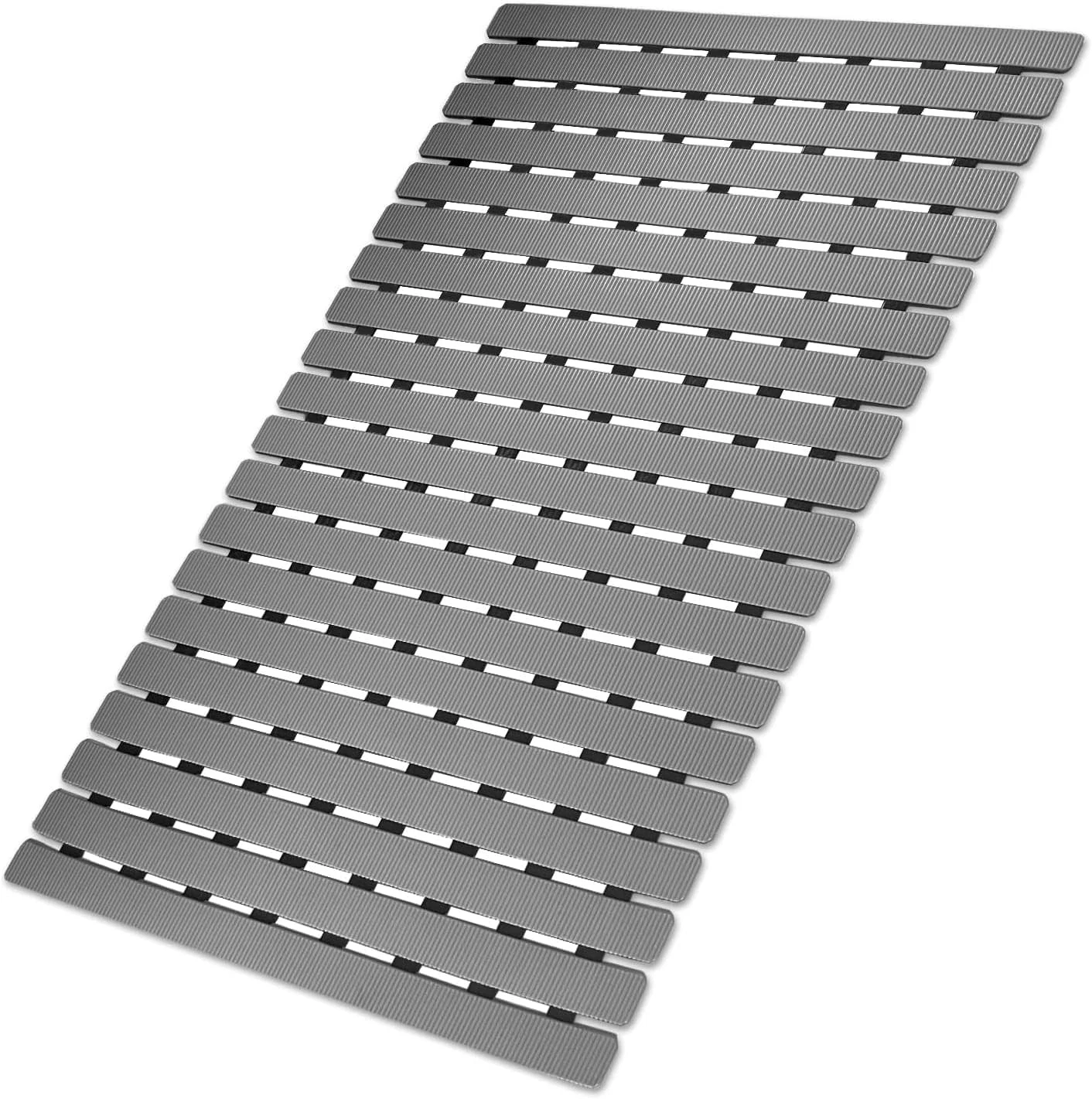 MBOSS Bathtub Mat Non Slip, Shower for Inside 27.5 X 15.7 Inch, Grey