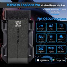 TOPDON TopScan PRO Mid-level Diagnostic Tool I/M Readiness, Tire Pressure Reset