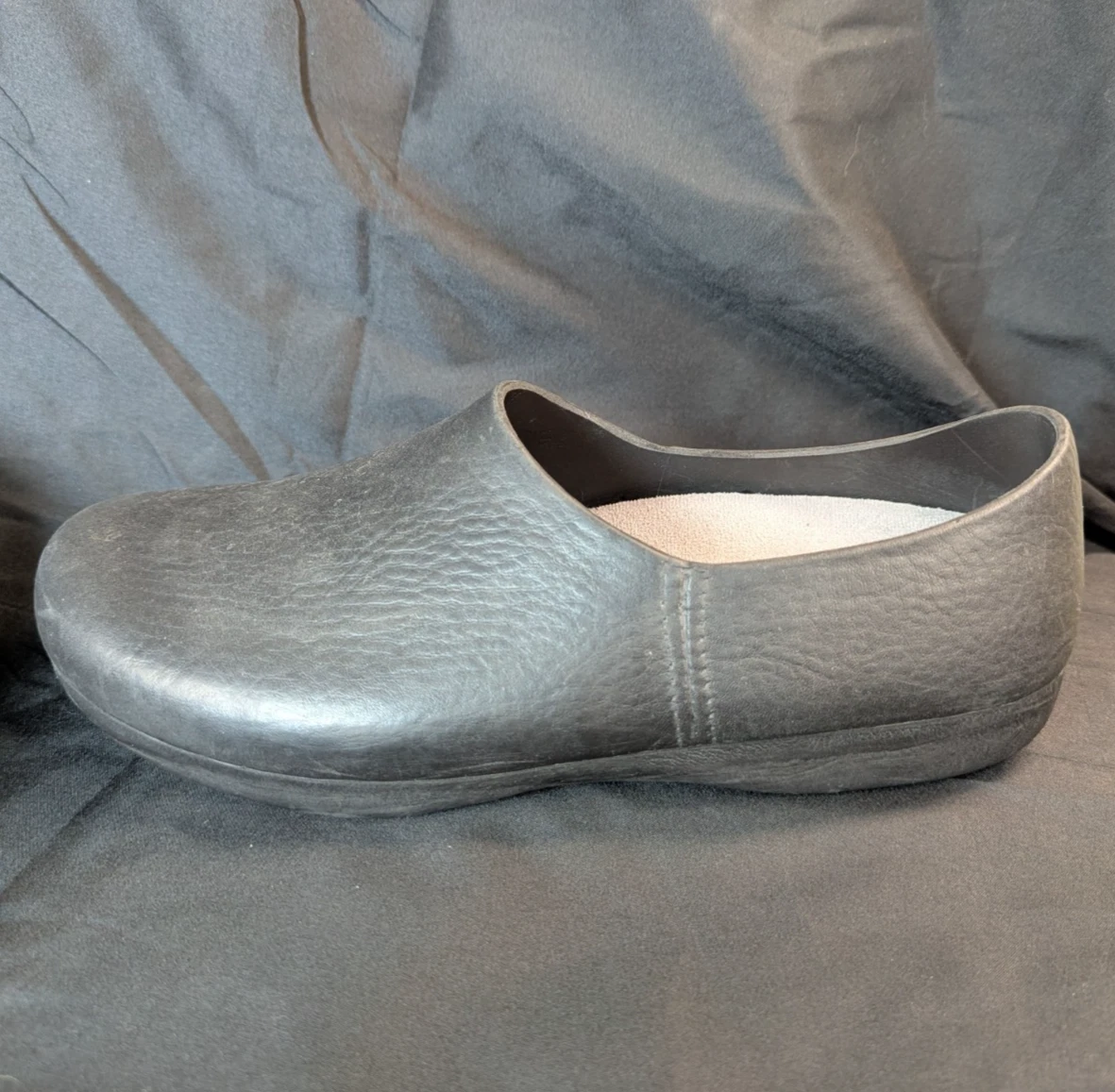 Claquettes Fermées En Cuir Ana-Tech Neuves - Taille 39 (US 8), Marron, Style Confort