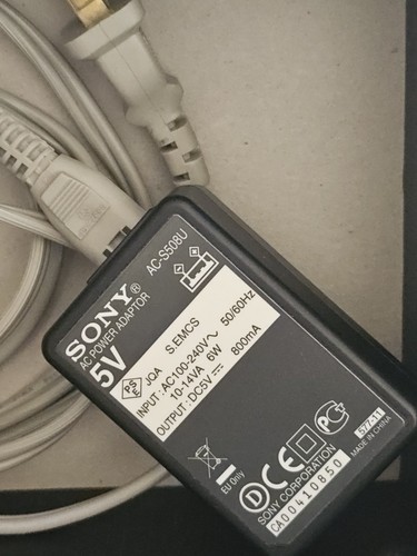 Sony AC-S508U USB Walkman Charger Only Used - Mint