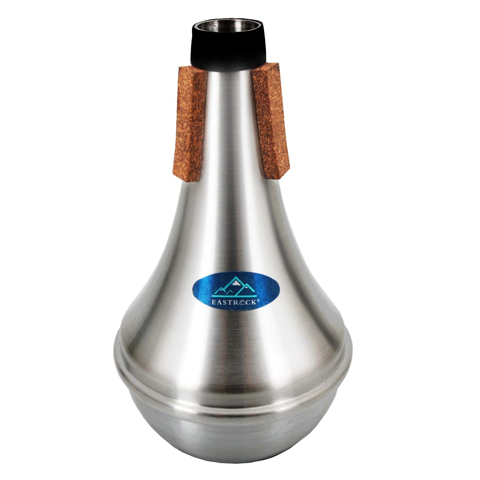 Trumpet Straight Mute Silencer in Aluminum with Rubber Cork