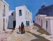 Paul Renard (1871 - 1920) Original Oil Painting on Canvas Signed Lower Left